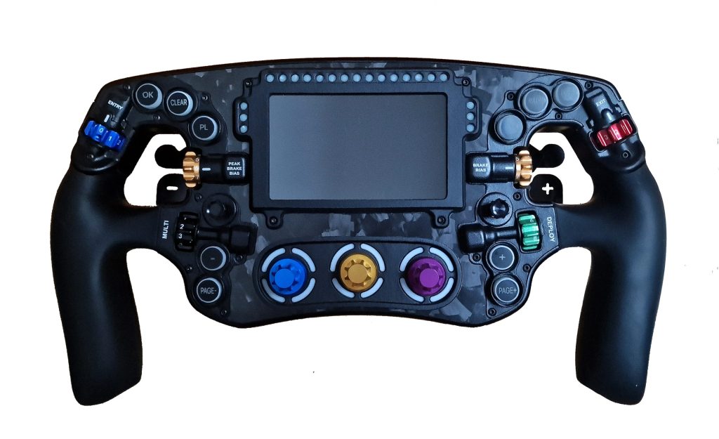 BavarianSimTec Omega Pro sim racing steering wheel reference photo